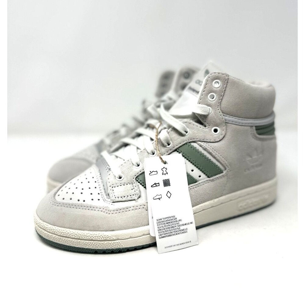 adidas Originals Centennial 85 High Crystal White Grey GY2537 Men Sneakers 6.5